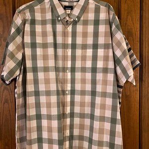 Plaid button down shirt